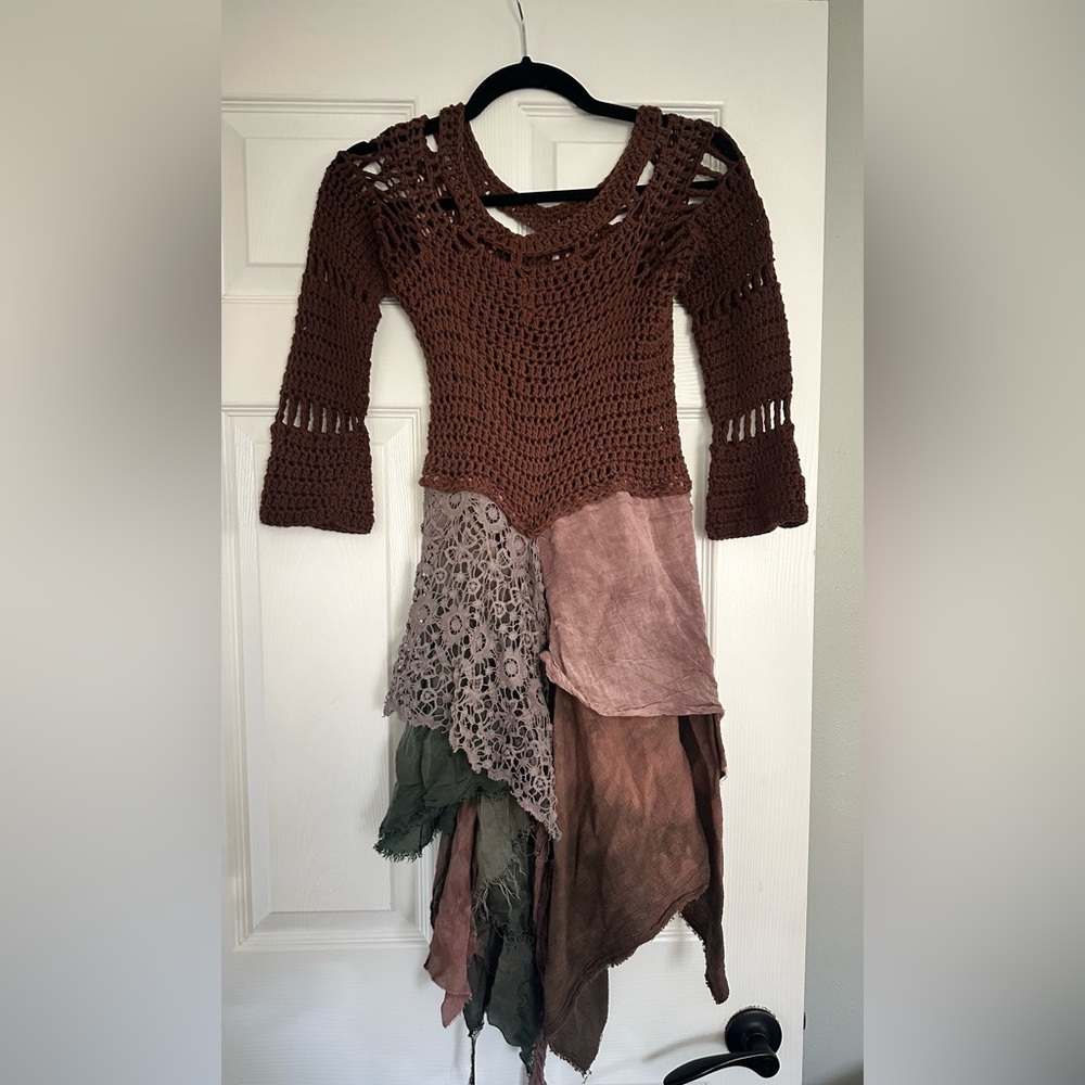 Crochet Midi Fairy Top, One-of-One Design